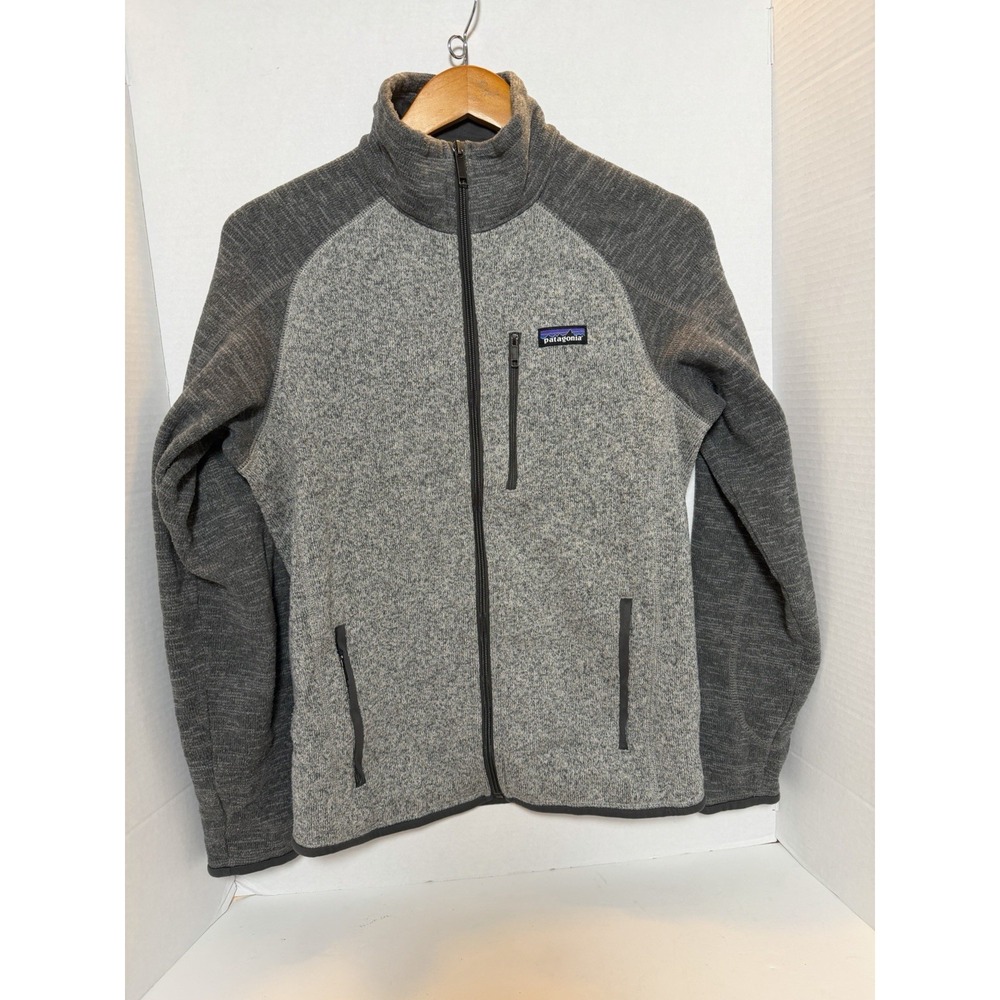 Patagonia Worn Wear Better Sweater Jacket Men Small Gray Avalon 194